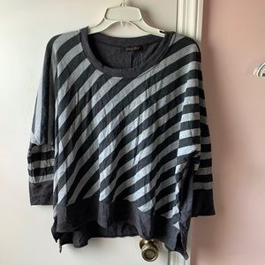 Emily blu stripe shirt